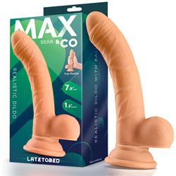 Sean Dildo Realista con Testículos 7.5" Natural