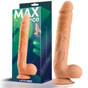 Ben Realistic Dildo with Testicles 10.2" Flesh