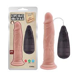 Dildo Vibrador Realista Beast Punto G 8,4"