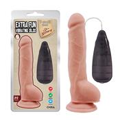 Realistic Vibrating Dildo Extra Fun 9.2"