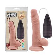 Realistic Vibrating Dildo Beginners 7"