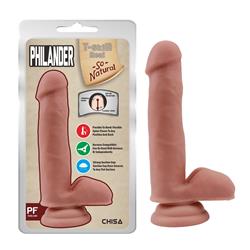 Realistic Dildo Philander 7"