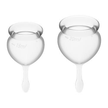 Feel Good Menstrual Cup Transparent Clave 60