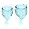 Feel Secure Menstrual Cup Light Blue Clave 60