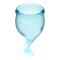 Feel Secure Menstrual Cup Light Blue Clave 60