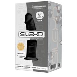 Dildo Dual Density Mod. 2 - 6" Negro