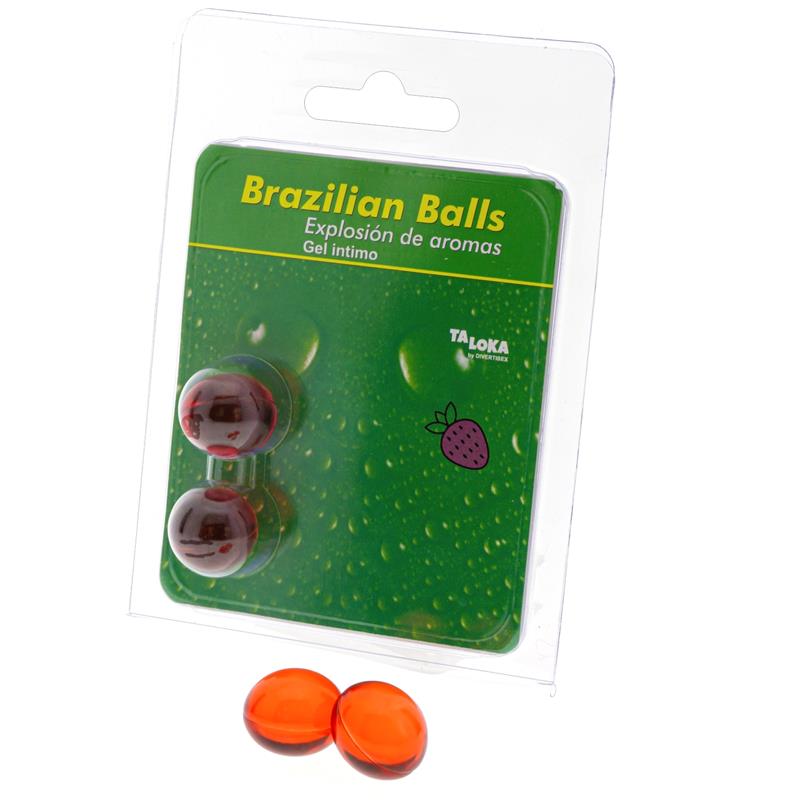Set 2 Brazilian Balls Explosion Strawberry Aroma