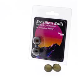 2 Brazilian Balls Gel Excitante Efecto Power