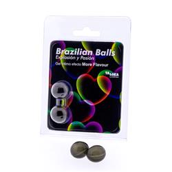 Set 2 Brazilian Balls Excitante Efecto More Flavour/Sabor