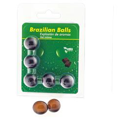 Set 5 Brazilian Balls Explosion Aroma Chocolate