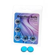 Set 5 Brazilian Balls Gel Excitante Efecto Frío