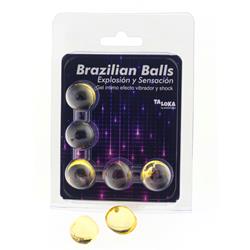 Set 5 Brazilian Balls Excitante Efecto Vibrador y Shock