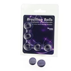 5 Brazilian Balls Gel Efecto Electric Vibracion