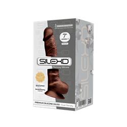 Dildo Dual Density Mod. 1 - 7" Brown