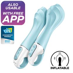 Vibrador con Inflado Air Pump Vibrator 5 con APP Satisfyer Connect