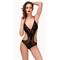 Sensual Teddy Mindy (mesh, lace)-black-44/46