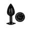 Blackgem Anal Plug Black Jewel Size S Clave 100