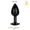 Blackgem Anal Plug Black Jewel Size S Clave 100