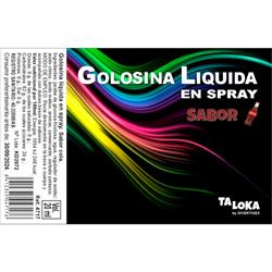 Golosina Líquida en Spray Sabor Cola