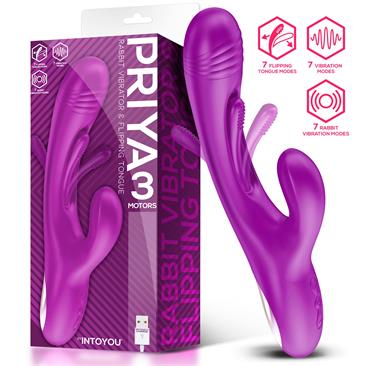 Priya Rabbit Vibrator & Flipping Tongue