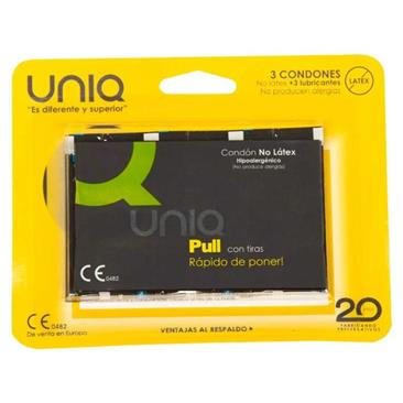 Pull Condoms with Straps without Latex - 3 pcs.
