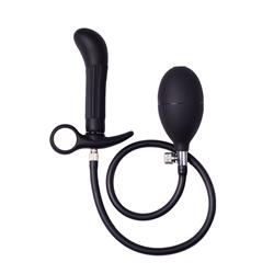 Inflatable Anal Plug with Pump Black