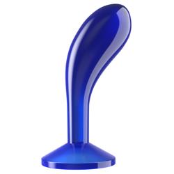 Flawless Clear Prostate Plug 6.0" Blue