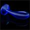 Flawless Clear Prostate Plug 6.0" Blue