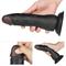 Vibrating Easy Strapon Set 7.5" Black