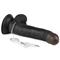 Vibrating Easy Strapon Set 8.5" Black