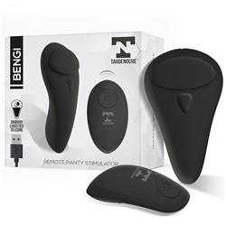 Bengi Remote Panty Stimulator USB Silicone Black