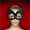 Kaissy Cat Mask Black Adjustable