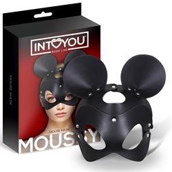 Moussy Mouse Mask Black Adjustable