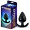 Alphona S Anal Plug Black 68 mm x 35 mm