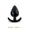 Alphona S Anal Plug Black 68 mm x 35 mm