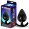 Alphona M Anal Plug Black 97 mm x 51 mm