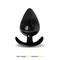 Alphona M Anal Plug Black 97 mm x 51 mm