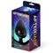 Alphona M Anal Plug Black 97 mm x 51 mm