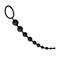 Stringer Anal Beads Black 300 mm