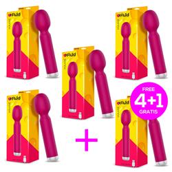 Pack 4+1 Maane 10 Modes Vibrator USB Silicone Wat