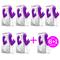Pack 6+1 Sliper Silicone Purple Rabbit Vibrator