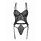 Yaskana Suspender Bodysuit - Black XS/S