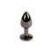 Gunmetal Butt Plug Small Size