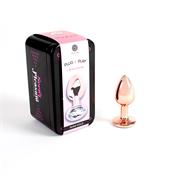 Rose Gold  Metal Butt Plug Size S