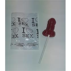 Penis Lollipop Strawberry and Cherry