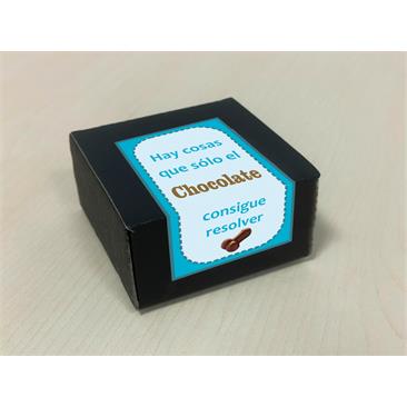 Caja 8 Bombones Chocolate Puro Forma de Pene