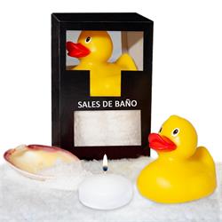 Set Sales Baño Coco 150gr c/Pato, Vela y Concha