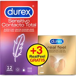 Durex Pack Contacto Total 12 ud + RealFeel 3u CL12