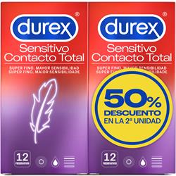 Durex Duplo Sensitivo Contacto Total 12ud X2 CL12