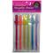 Glow-in-the-Dark Rainbow Naughty Straws Clave 6